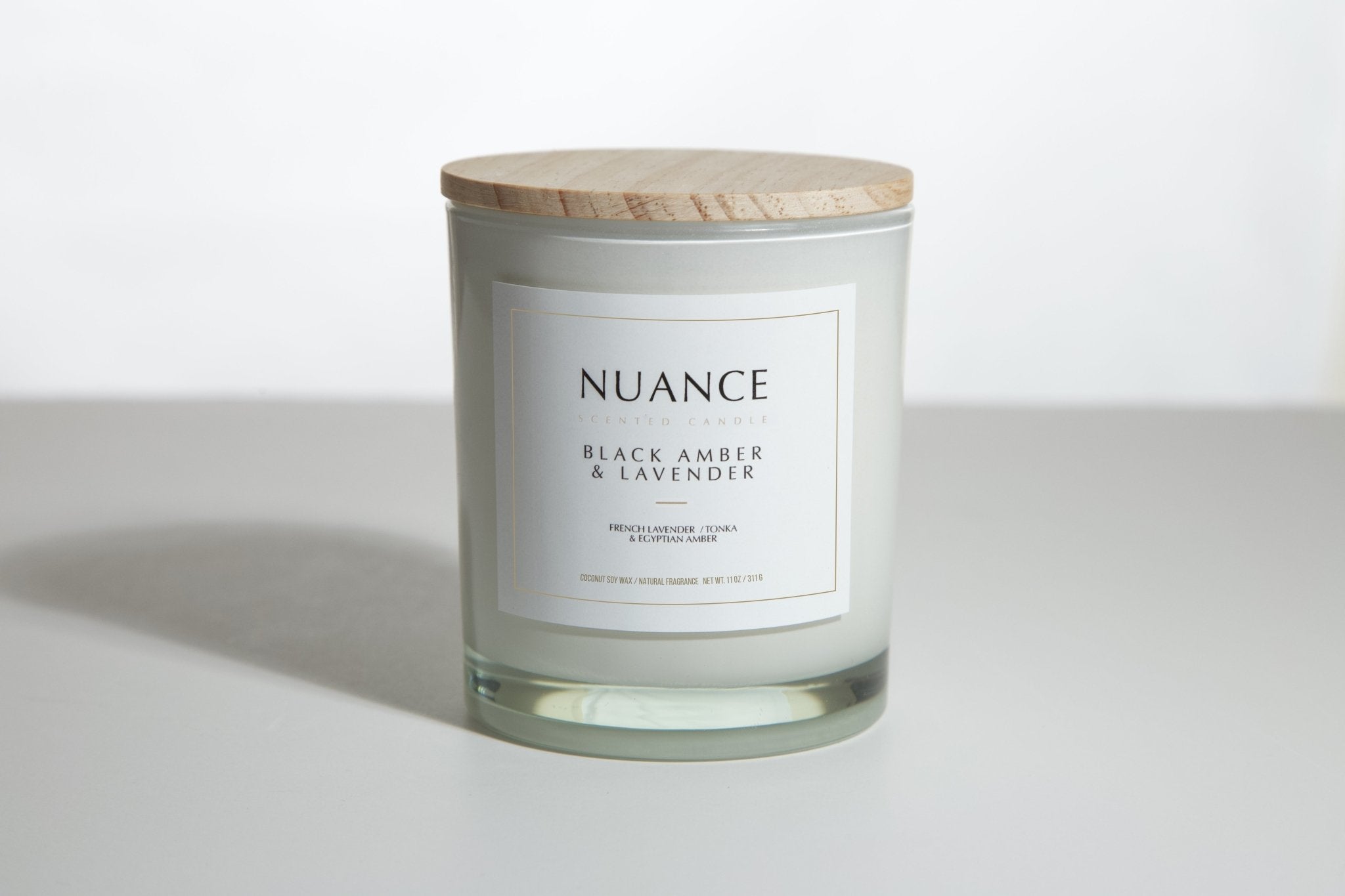 Black Amber Lavender - Nuance Candles