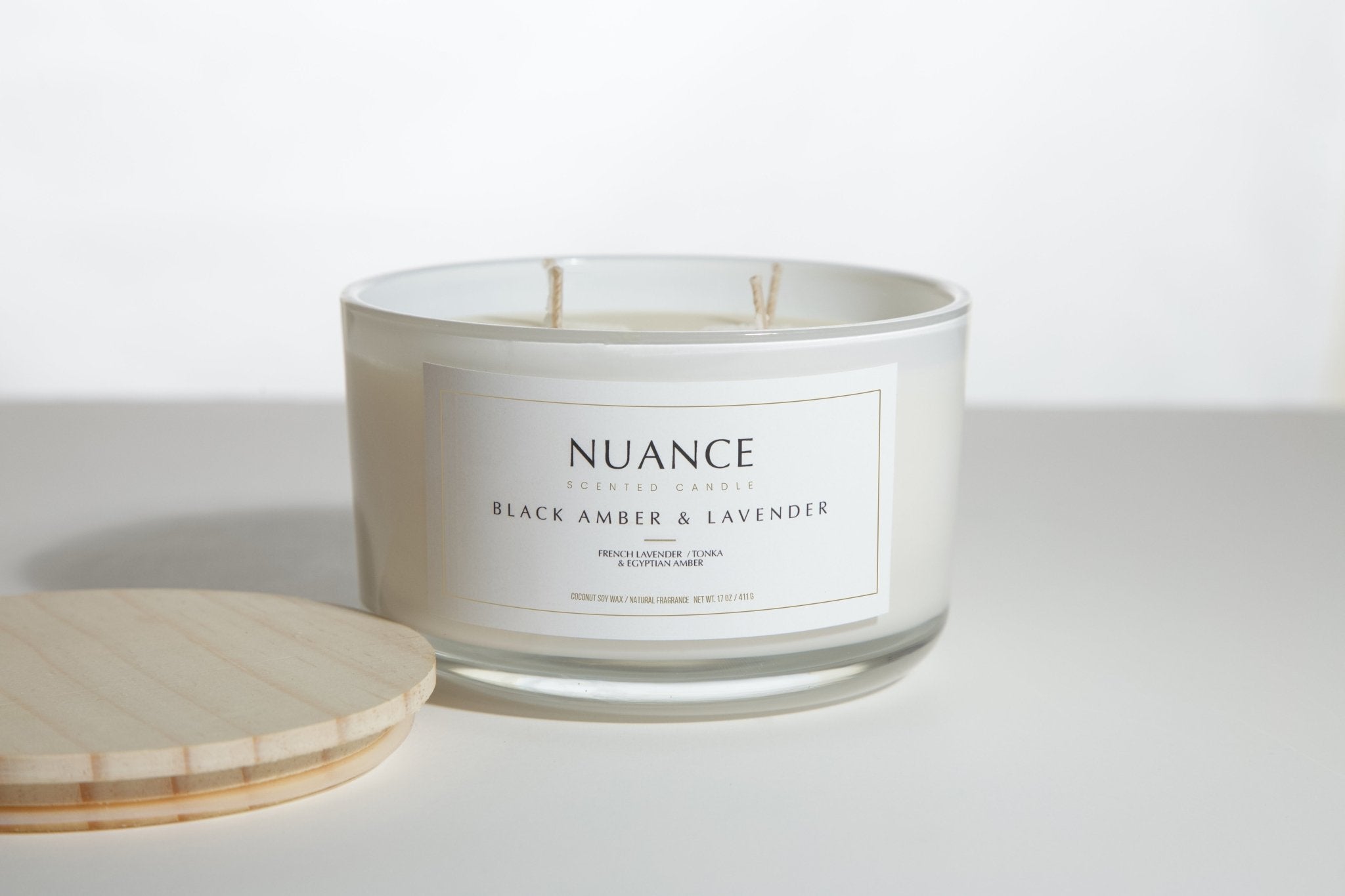 Black Amber Lavender - Nuance Candles
