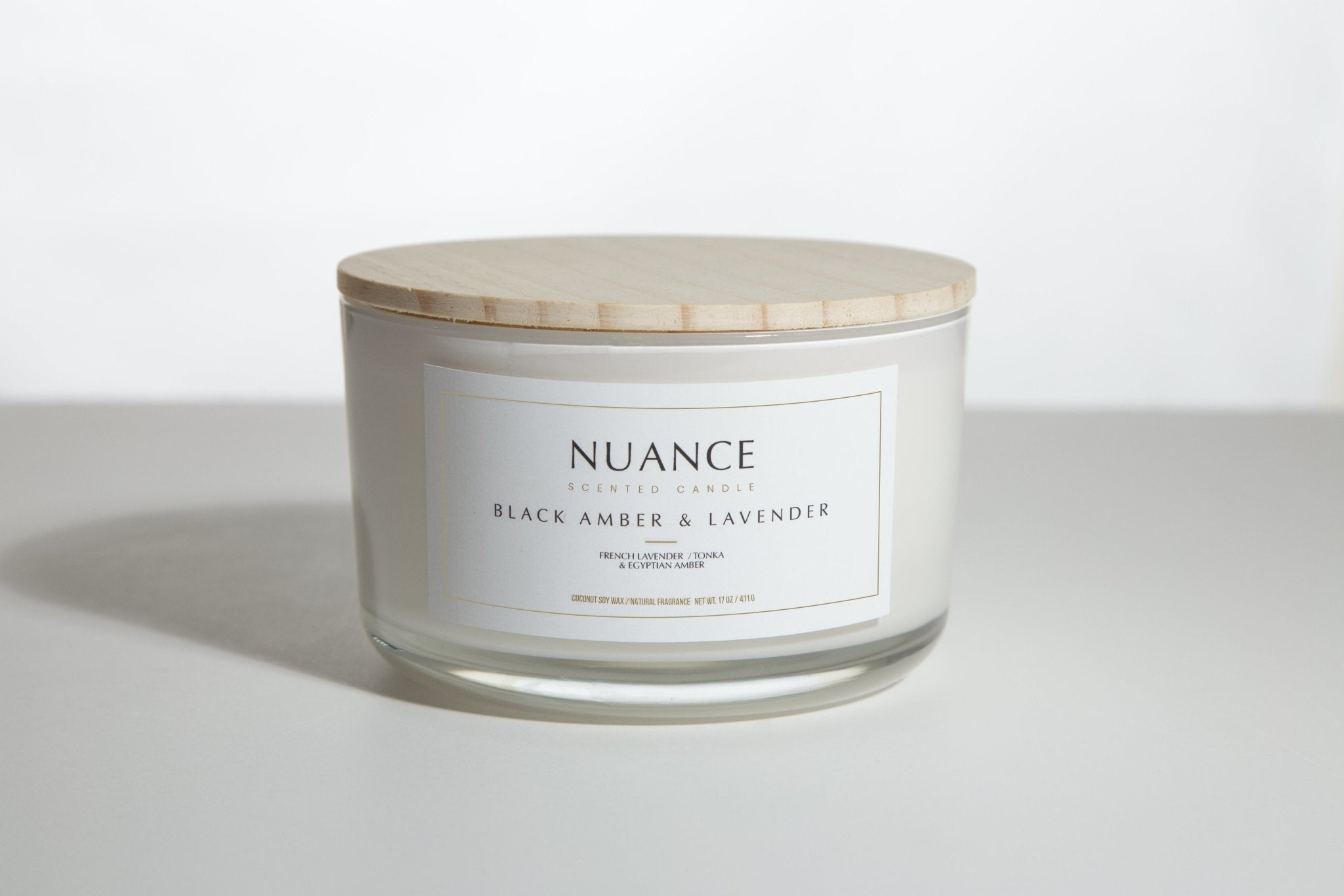 Black Amber Lavender - Nuance Candles